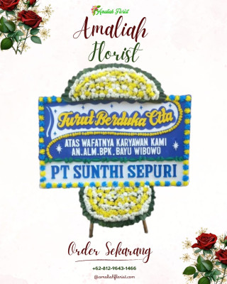 Papan Bunga Duka di Kaligintung